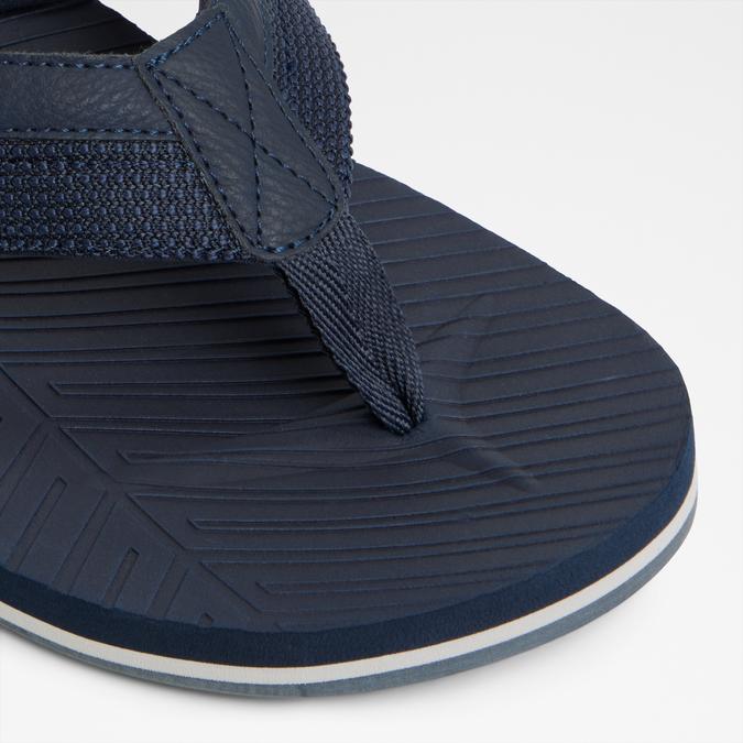 Kegana-In Men's Navy Thong Sandals image number 5