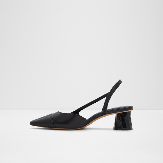 Valaclya Women's Black Block Heel image number 3
