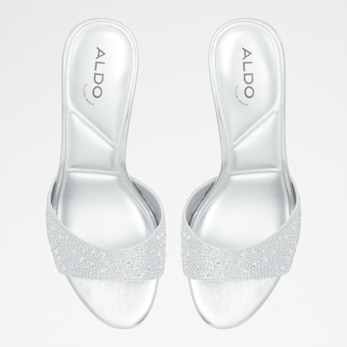 Evelyna Women's Silver Dress Sandals image number 1