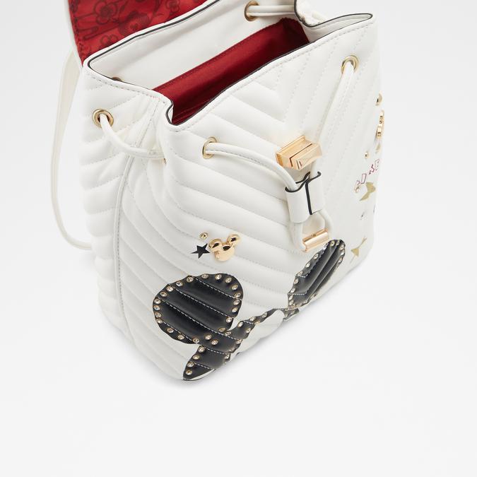 Minipack-Mickey Women's White Backpack image number 3