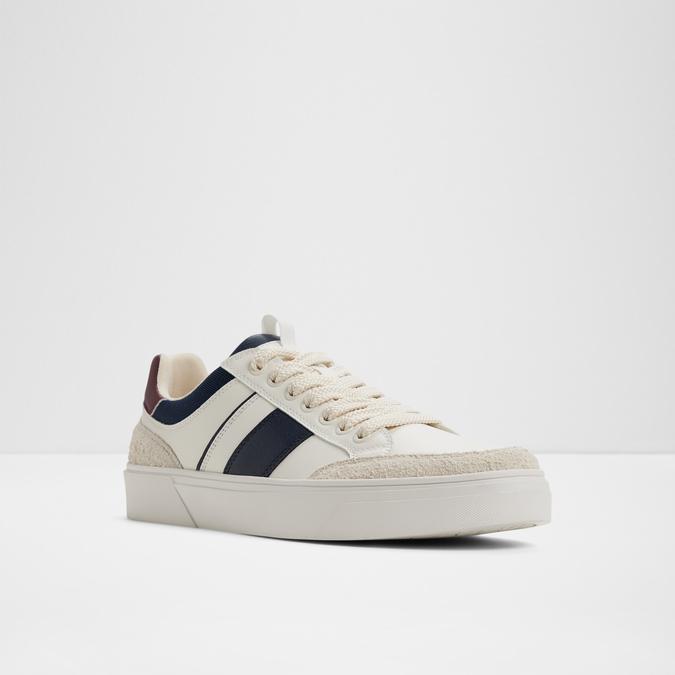 Elioa-In Men's White Low Top Sneakers image number 4