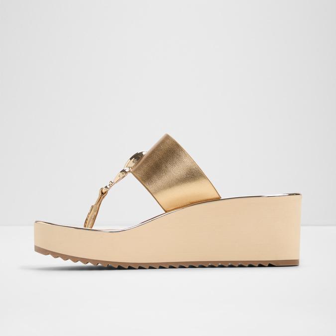 PENELOPY Gold Women Sandals image number 2
