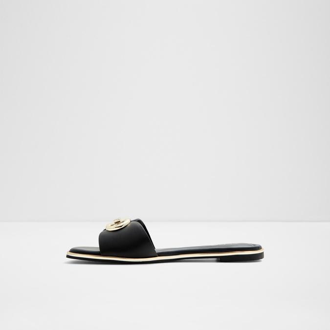 Bellenor Women's Black Flat Sandals image number 3
