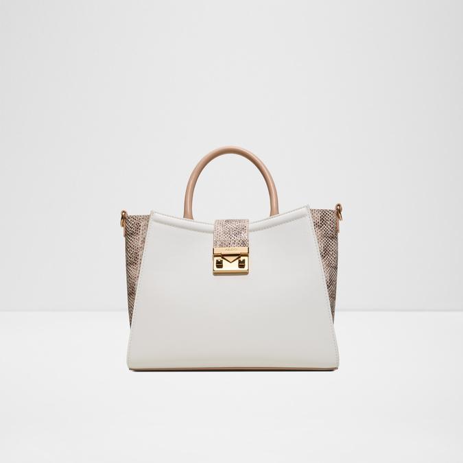 CREALILY White/Multi Women Satchel