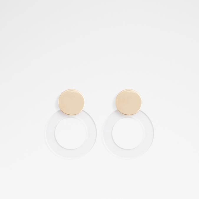 Sevendasa Women's Clear On Gold Earrings