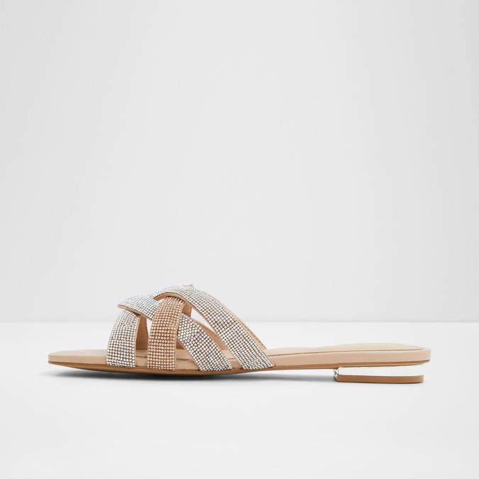 Corally Women's Beige Flat Sandals image number 3