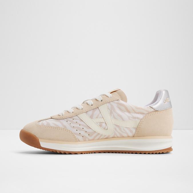 Stepcount-In Women's Beige Sneaker Wedges image number 3