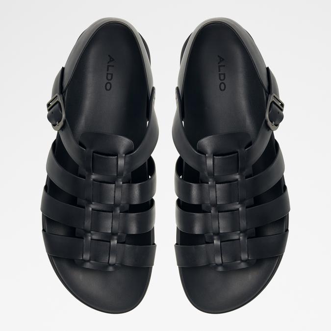 Canal Men's Black Back Strap Sandals