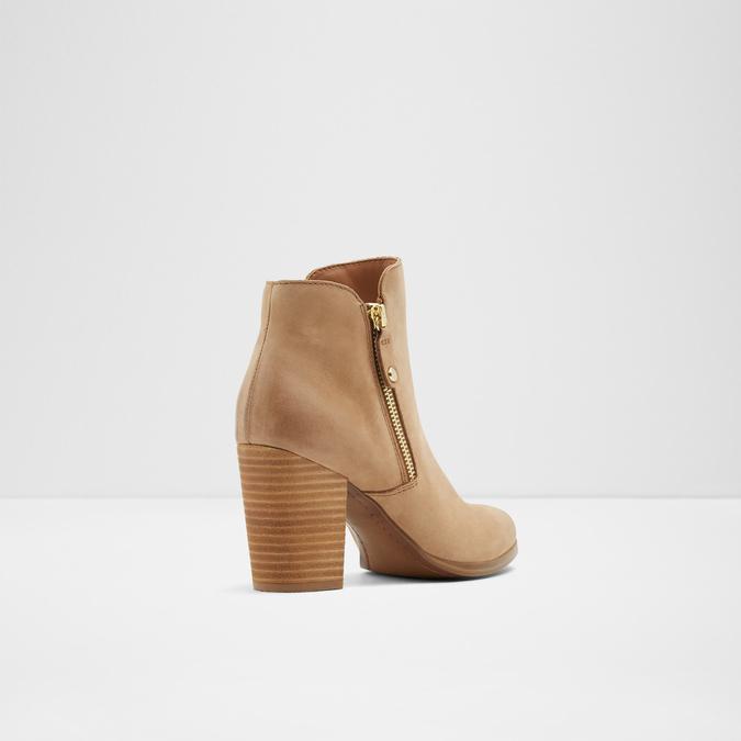 Naedia Women's Beige Ankle Boots image number 1