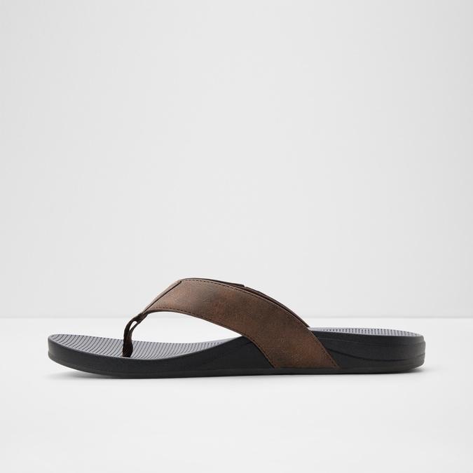 STEFFENA Brown Men Thong Sandals image number 2