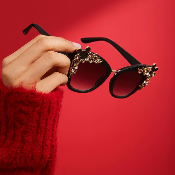 2020-Mickey Women's Black On Gold Sunglasses image number 1