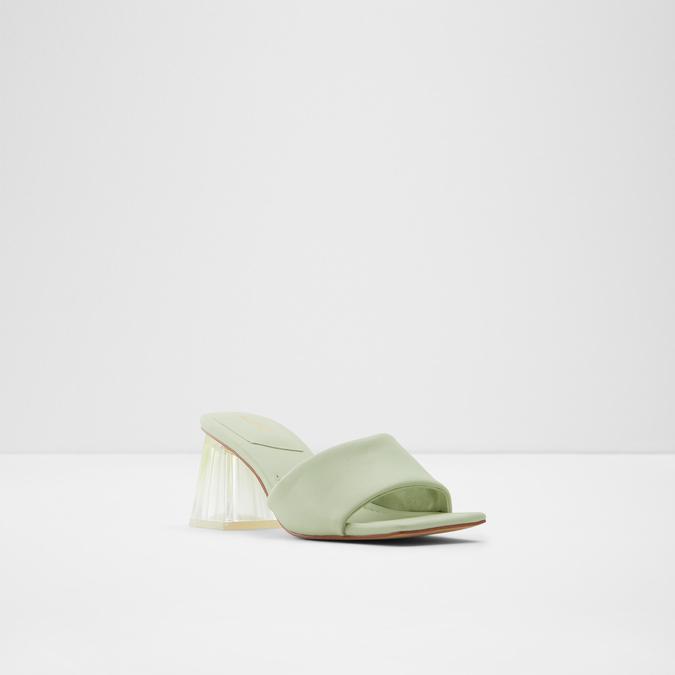 Kylah Women's Bright Green Block Heel Sandal image number 4