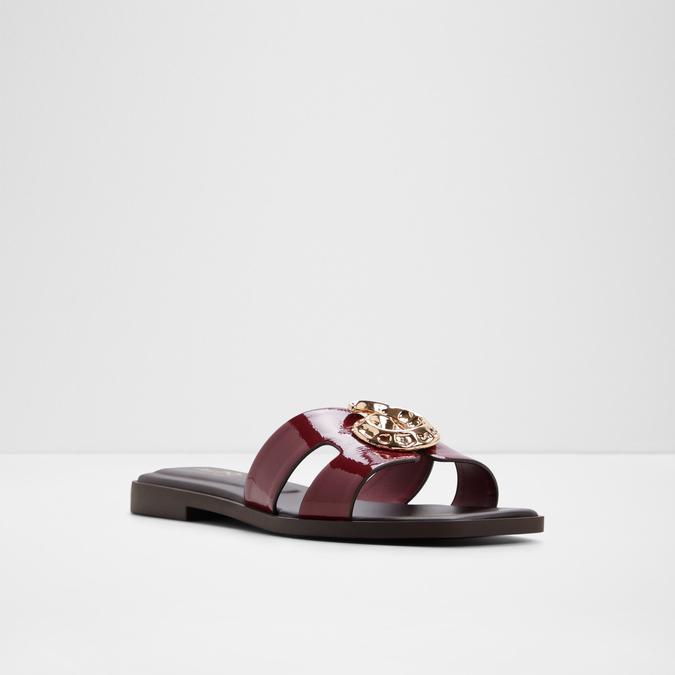 KHALI Red Women Flats image number 3