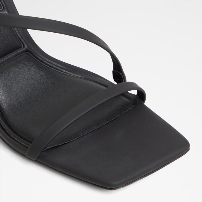 Arize-In Women's Black Block Heel Sandals image number 5