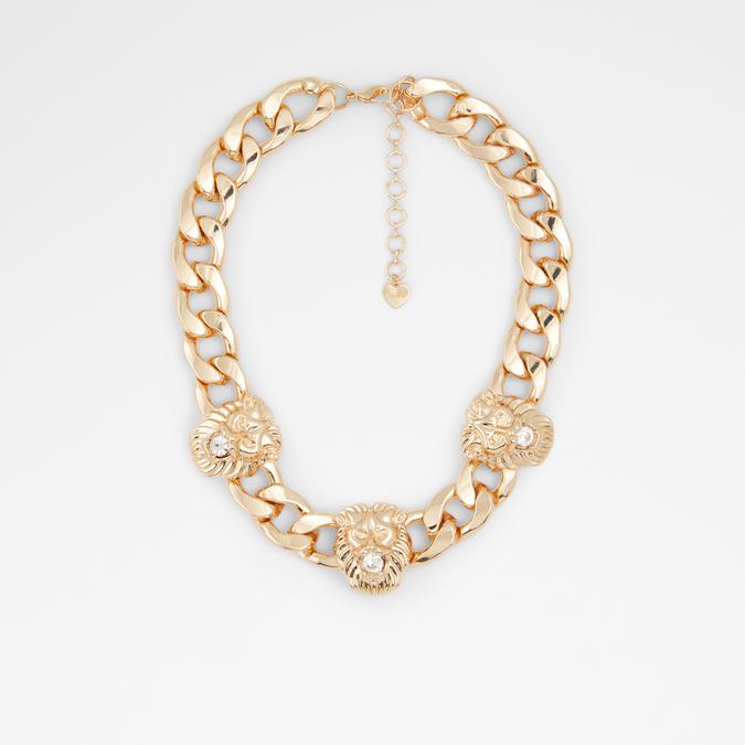 Cytram Women's Black On Gold Necklace image number 0