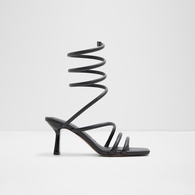 Twirly Women's Black Dress Sandals image number 0