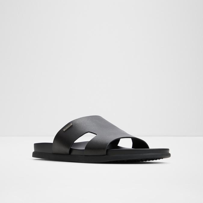 MONDI-INN Black Men Single Strap Sandals image number 3