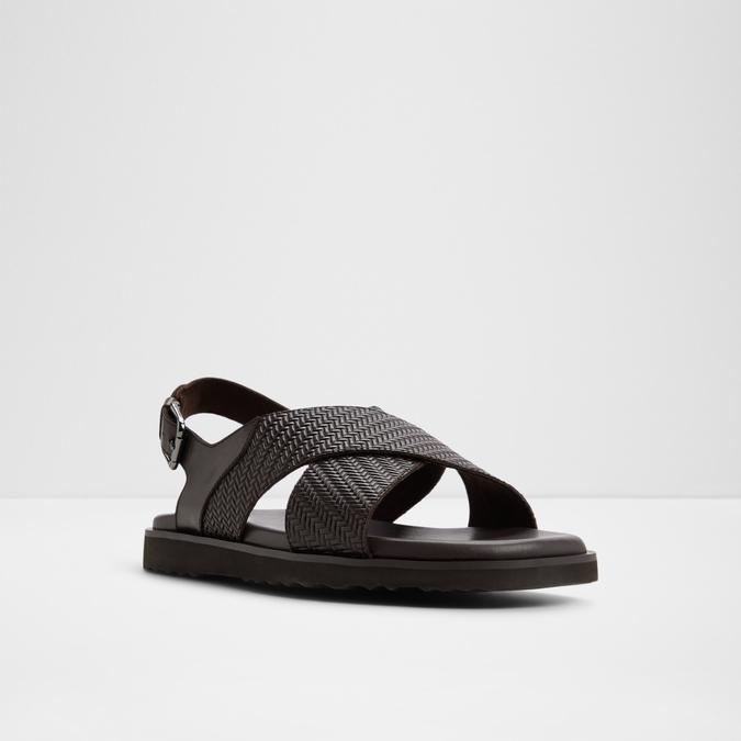Silvoa-In Men's Brown Back Strap Sandals image number 4