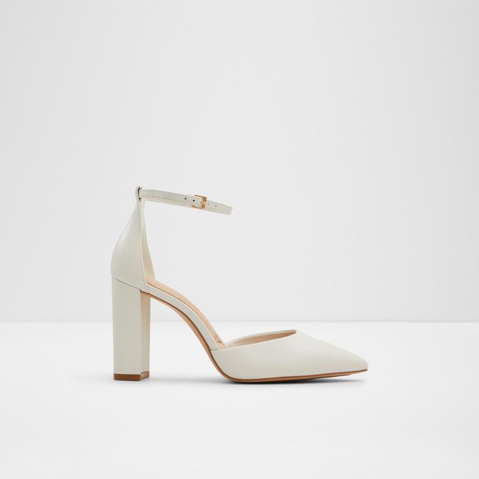 FAITH WHITE/BONE Women Block Heel Shoes
