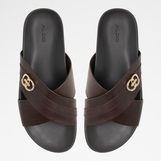 Delmar-In Men's Brown Strap Sandals image number 1