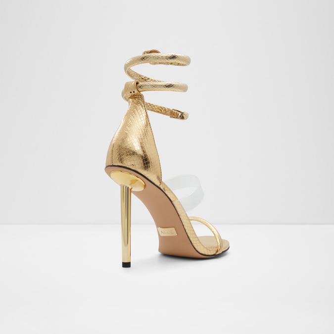 Minerva Women's Gold Dress Sandals image number 1