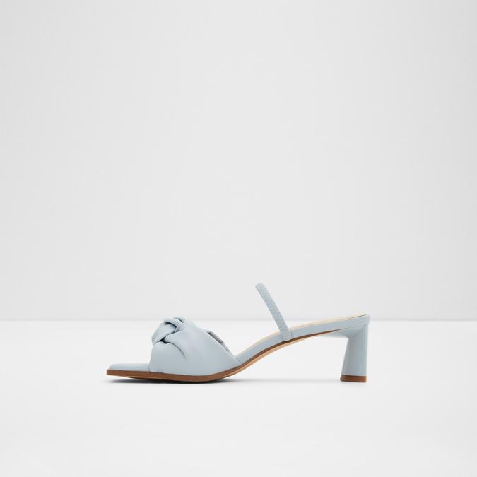 Wigoveth Women's Light Blue Block Heel Sandals image number 3