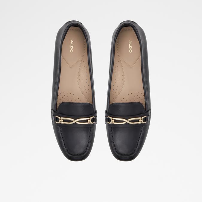 Bagdish Women's Black Loafers image number 1