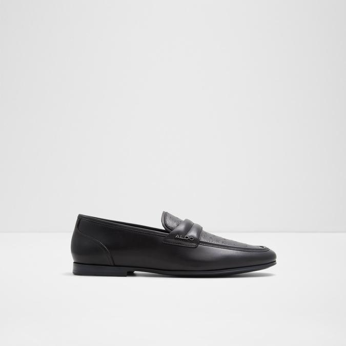 Platinum Men's Black Loafers