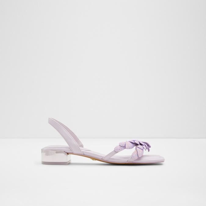 Archaia Women's Purple Block Heel Sandals