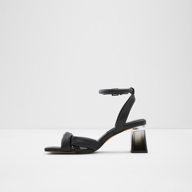 Bubble Women's Black Block Heel Sandal image number 3