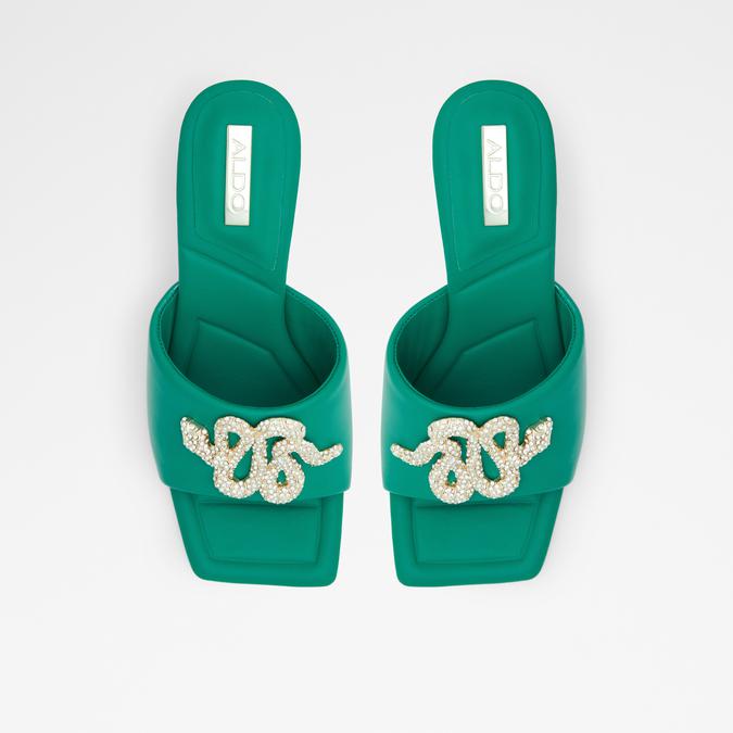Semina Women's Dark Green Dress Sandals image number 1