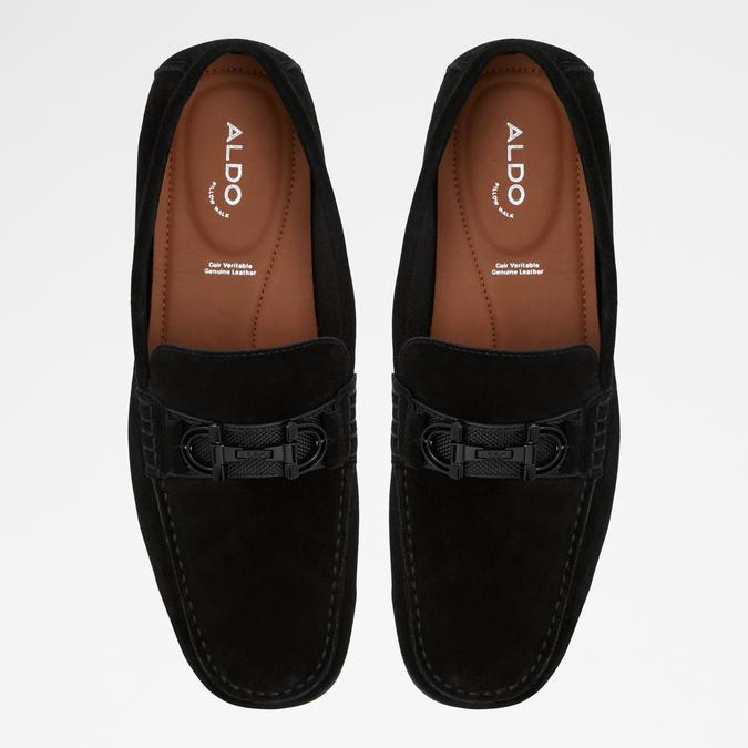 Scuderiia Men's Black Moccasins