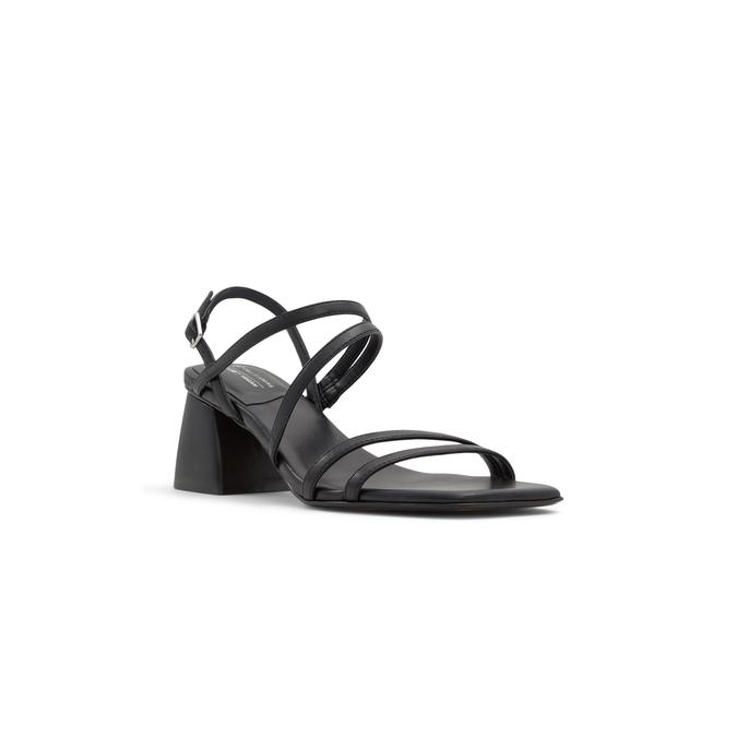 Shawna Women's Black Block Heel Sandals image number 4