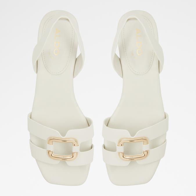 Ebalaver Women's White Block heel Sandals image number 1