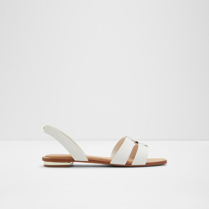 Aldo white 2025 flip flops