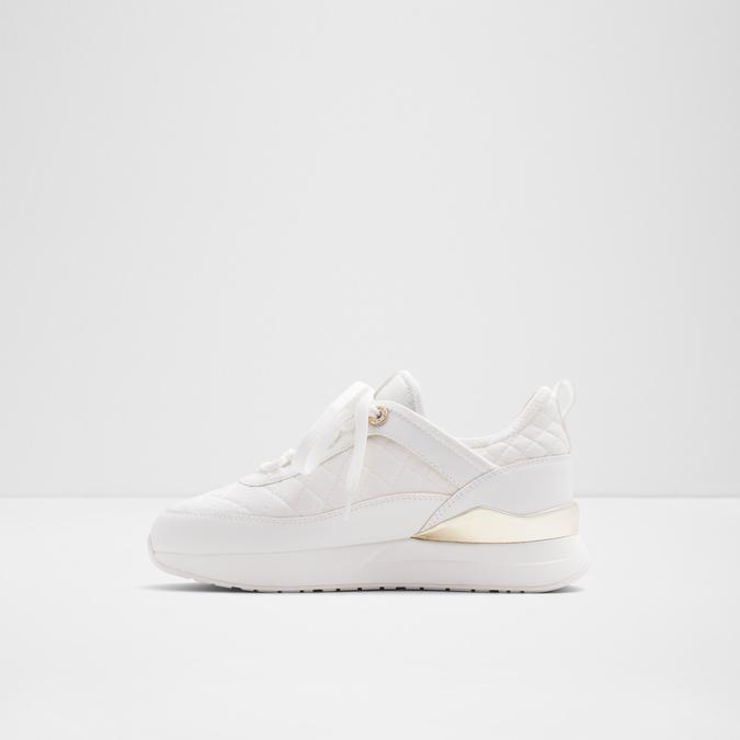 Quiltyn Women's White Sneaker image number 3