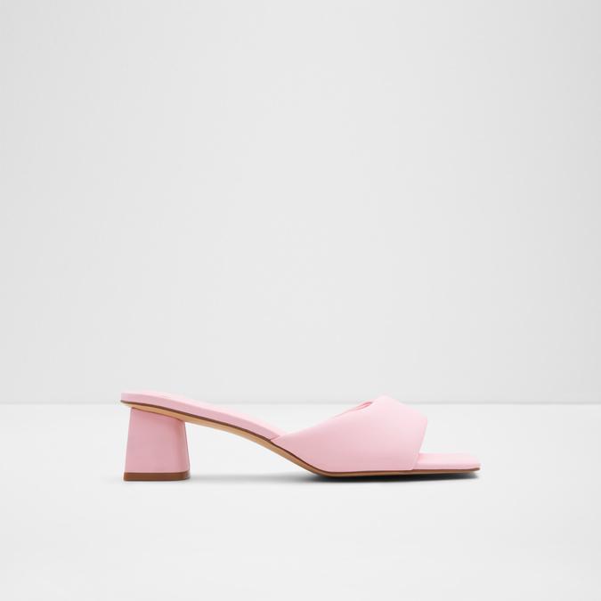 Aneka Women's Pink Block Heel Sandals image number 0
