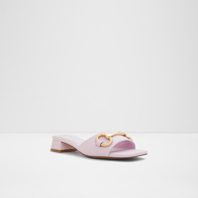 Faiza Women's Pink Block Heel Sandals image number 4