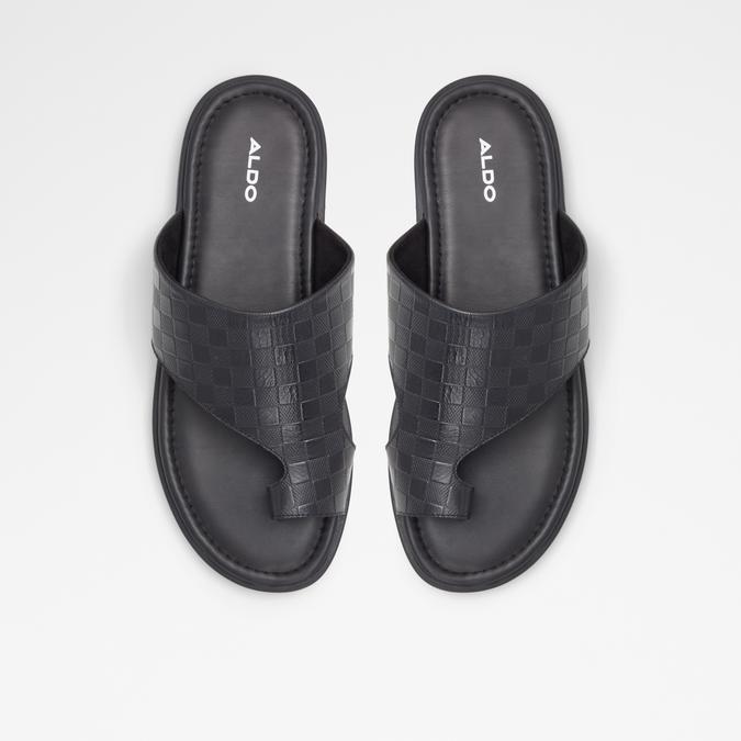 Seif Men's Black Double Band Sandals