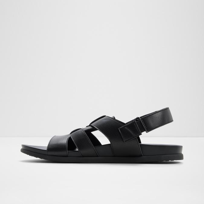 NUNOA Black Men Back Strap Sandals image number 2