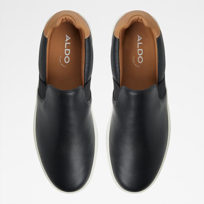 Leejaya-In Men's Black Low-Top