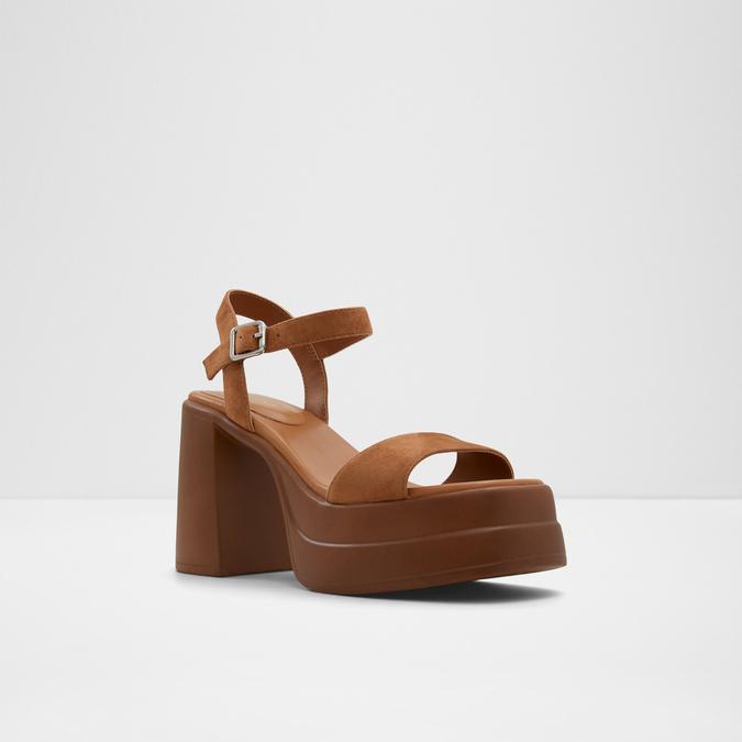 Taina Women's Brown Block Heel image number 4