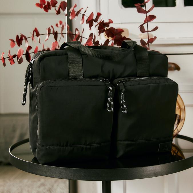 Marcwheal Men's Black Belt Bag image number 1