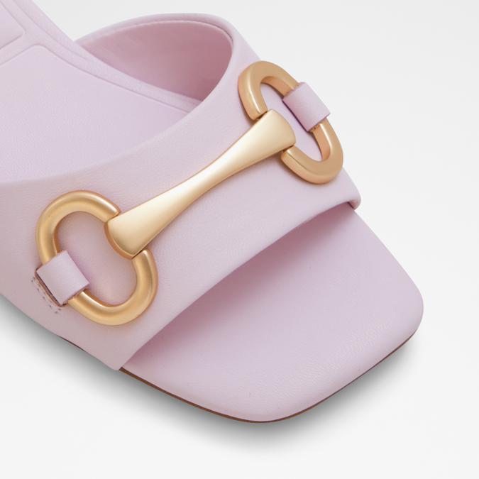 Faiza Women's Pink Block Heel Sandals image number 5