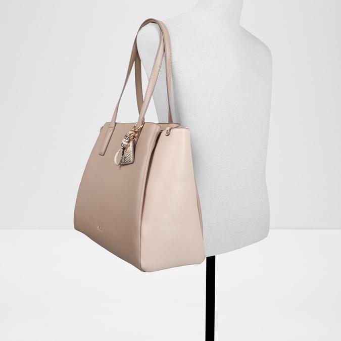 Abavas Women's Beige Satchel image number 3