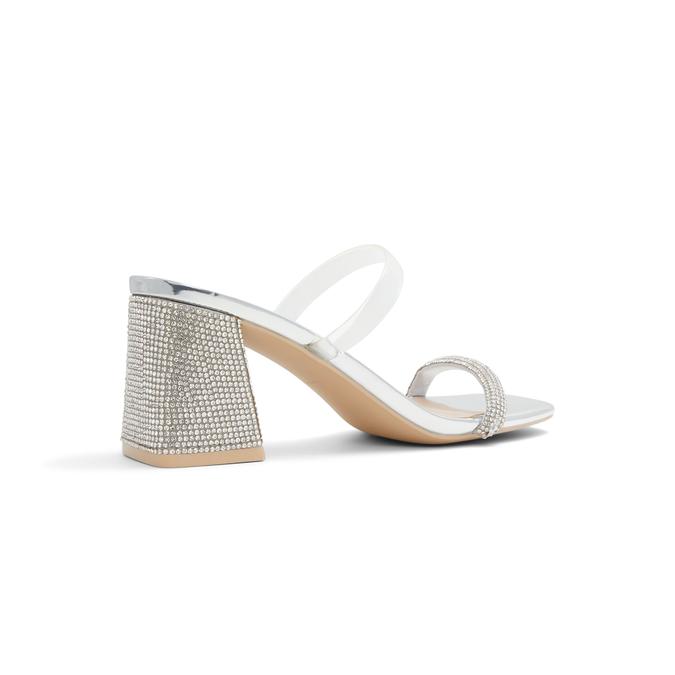 Kaiaa Women's Silver Blockheelsandals image number 2