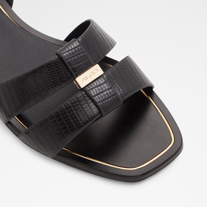 Balera Women's Black Flat Sandals image number 5