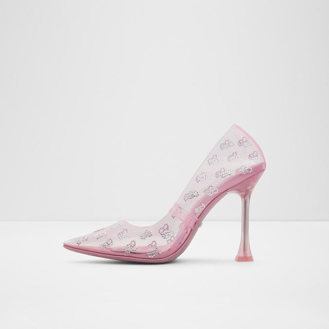 Barbietessy Women's Medium Pink Pumps image number 4
