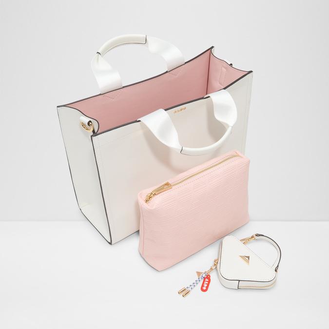 Mtl72Tote Women's White Satchel image number 2