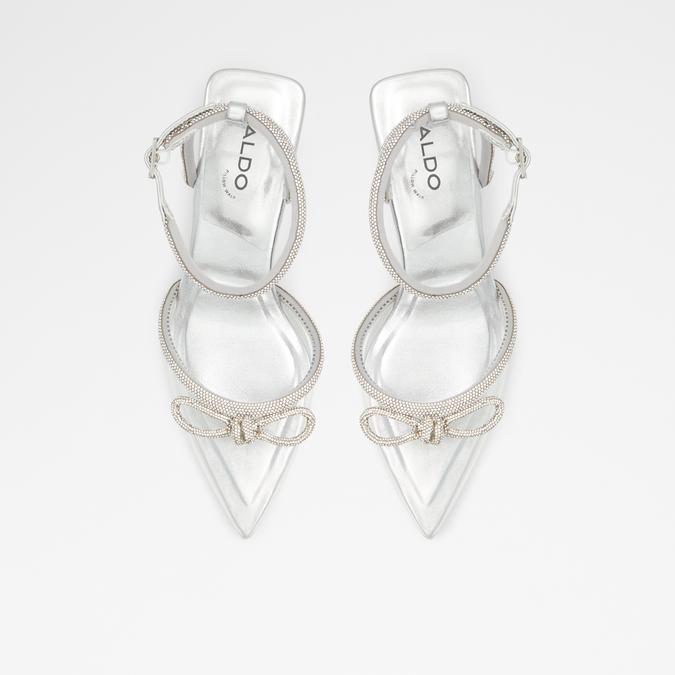 Papiona Women's Silver Pumps image number 1